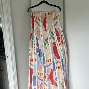 Zaco Strapless Multicolor Dress